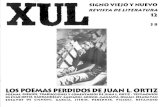 Revista Xul nº 12 - Los poemas perdidos de Juan L. Ortiz