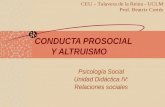 Altruismo y Conducta Prosocial