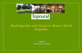 Radiografia Viajero Rural España 2010