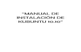 Manual de Instalacion Kubuntu 10.10