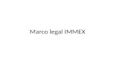 Marco Legal IMMEX