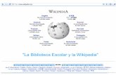 Bibliotecas Escolares y Wikipedia 2