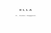 Rider Haggard Henry - Ella 1 Ella