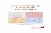 Fundamentos de  Gestión de  Inventarios - Carlos Vidal H. Facultad de Ing.