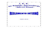 REGLAMENTO INTERNO BINET -2009-2010