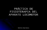 PRCTICA DE FISIOTERAPIA DEL APARATO LOCOMOTOR