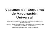 Vacunas del Esquema de Vacunación Universal FOFO