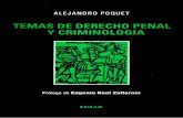 TÉMAS DE DERÉCHO PENAL Y CRIMINOLOGíA - Alejandro Poquet