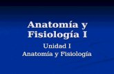 1. Anatomía y Fisiología I