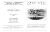 Revista de divulgación científica Mefisto No. !