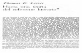 Thomas E. Lewis - Hacia una Teoria del Referente Literario (3-31)
