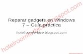 Reparar Gadgets en Windows 7 - Guía práctica