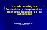 TRIADA ECOLOGICA HISTORIA NATURAL DE LA ENFERMEDAD[1]