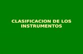 3 Clasificación de los instrumentos