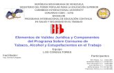 Programa Sobre Consumo de  Tabaco, Alcohol y Estupefacientes en el Trabajo