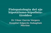 Fisiopatología del eje hipotálamo-hipofisio-tiroideo
