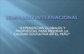 Propuestas Para Mejorar La Calidad Educativa en el Perú