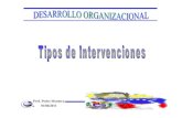 Guia Numero 2 Tipos de Intervenciones Desarrollo Organizacional