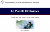 PDT 601 Planillas Electrónicas 06-12-07