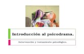 psicodrama. presentacion
