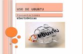Uso de Ubuntu