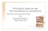 Principios Basicos de Farmacologia en Anestesia