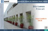 Dictamen Fiscal - SAT