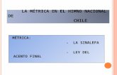 ppt LA MÉTRICA - HIMNO NACIONAL DE CHILE