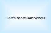 instituciones supervisoras