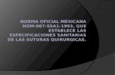Norma Oficial Mexicana Nom-067-Ssa1-1993 Suturas