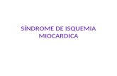 Síndrome de isquemia miocardica