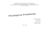 Informe de Paradigma Positivista