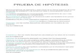 PRUEBA DE HIPÓTESIS