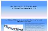 BASES BIOLÓGICAS DEL COMPORTAMIENTO