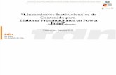 Lineamientos Ppt
