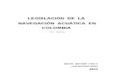 Legislación de la navegacion acuatica en colombia