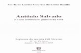 António Salvado e o seu certificado poético da vida