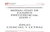 Modelos de Examen Preferencial-2009-i