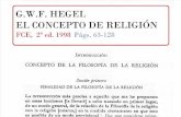 Hegel. El Concepto de Religion