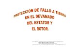 Proteccion de Fallo a Tierra en El Devanada Del Estator y El Rotor.