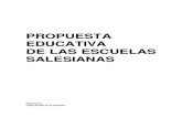 Propuesta Educativa de las Escuelas Salesianas
