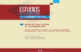 Educación y familia. Los padres ante la educación general de sus hijos en España