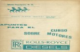 Apuntes Para El Curso Sobre Motores Rolls-Royce Diesel, Moto-Equipos S.a.