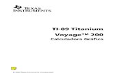 TI89 Voyage Guidebook Part1 ES