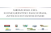 Memoria Del II Encuentro Nacional Afrocostarricense-web
