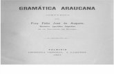 Gramática araucana compuesta por Fray Feliz José de Augusta