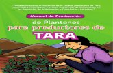 ASOCIACION BENEFICA PRISMA Tara Apurimac Manual de Produccion de Plantones