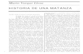 Mario Vargas Llosa Historia de Una Matanza