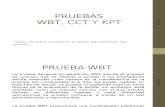 Pruebas Wbt, Cct, Kpt