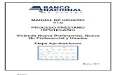 1- Manual de Usuario - Proceso Hipotecas - Etapa Aprobaciones v1 0